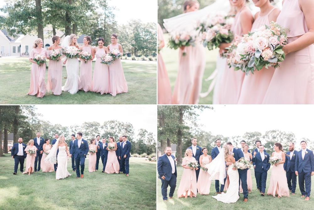 Various photos of a Wedding party from a South Carolina Wedding.