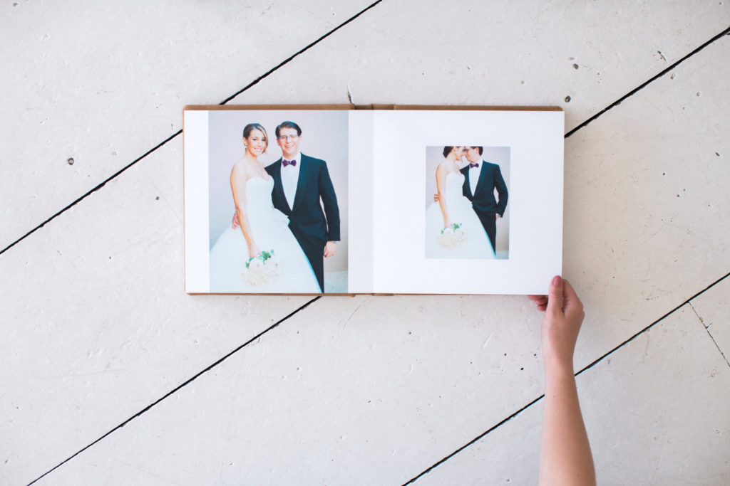 a gorgeous album showing off your images showing why you need a wedding album