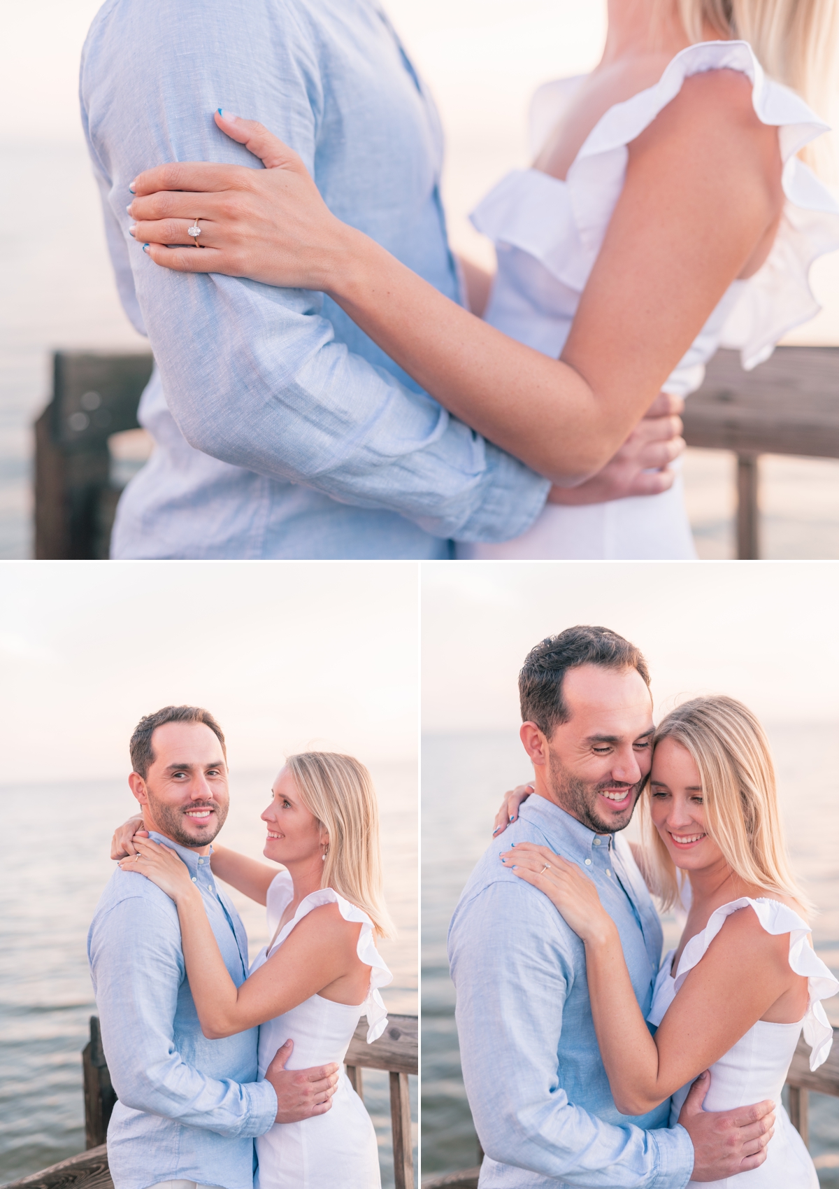 couples photos at island beach state park